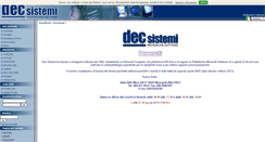 Desktop Screenshot of decsistemi.it