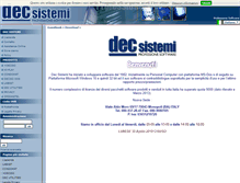 Tablet Screenshot of decsistemi.it